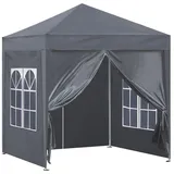 TUKAILAi Pavillon 3x3 Wasserdicht Stabil, Winterfest Faltpavillon 3x3 mit 4 Seitenwnden, Gartenpavillon Höhenverstellbar, Pop Up Pavillon für Outdoor Hochzeit Garten Camping Party