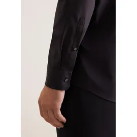 Seidensticker Herren, Hemd schwarz, 44