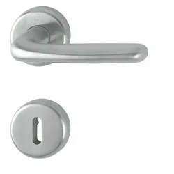 Hoppe Türdrücker Cardiff Rosette BB Edelstahl matt F69 Türgriff Tür Türbeschlag