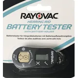 Rayovac Batterietester Hearing Aid Messbereich 1,2 V/1,55V Akku+Batterie 209476