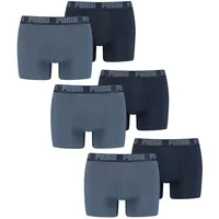 Puma er Pack Boxer Boxershorts Men Herren Unterhose Pant Unterwäsche, Farbe:037 - Denim, Bekleidungsgröße:L - L