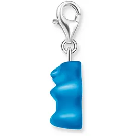Thomas Sabo Charm Goldbär Blau Silber 2181-017-1