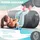 Kesser KESSER® Aufblasbare Air Roll Airtrack, Gymnastik-Rolle inkl. Tragetasche | elektr. Luftpumpe Barrel Gymnastik Tumbling Yoga Gymnastik Rolle Gymnastikmatte, Fitnessrolle