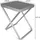 Preiswert & Gut Campinghocker Aluminium Grau