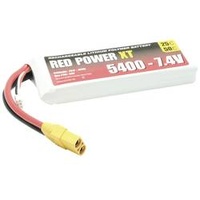 Red Power Modellbau-Akkupack (LiPo) 7.4V 5400 mAh 25 C Softcase XT90