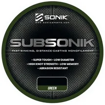 Sonik Angelschnur Sonik SUBSONIK GREEN 12LB 1200M (0.28mm), 0.41 m Länge, 0.41 mm Fadendurchmesser, (1200-St) 0.41 m