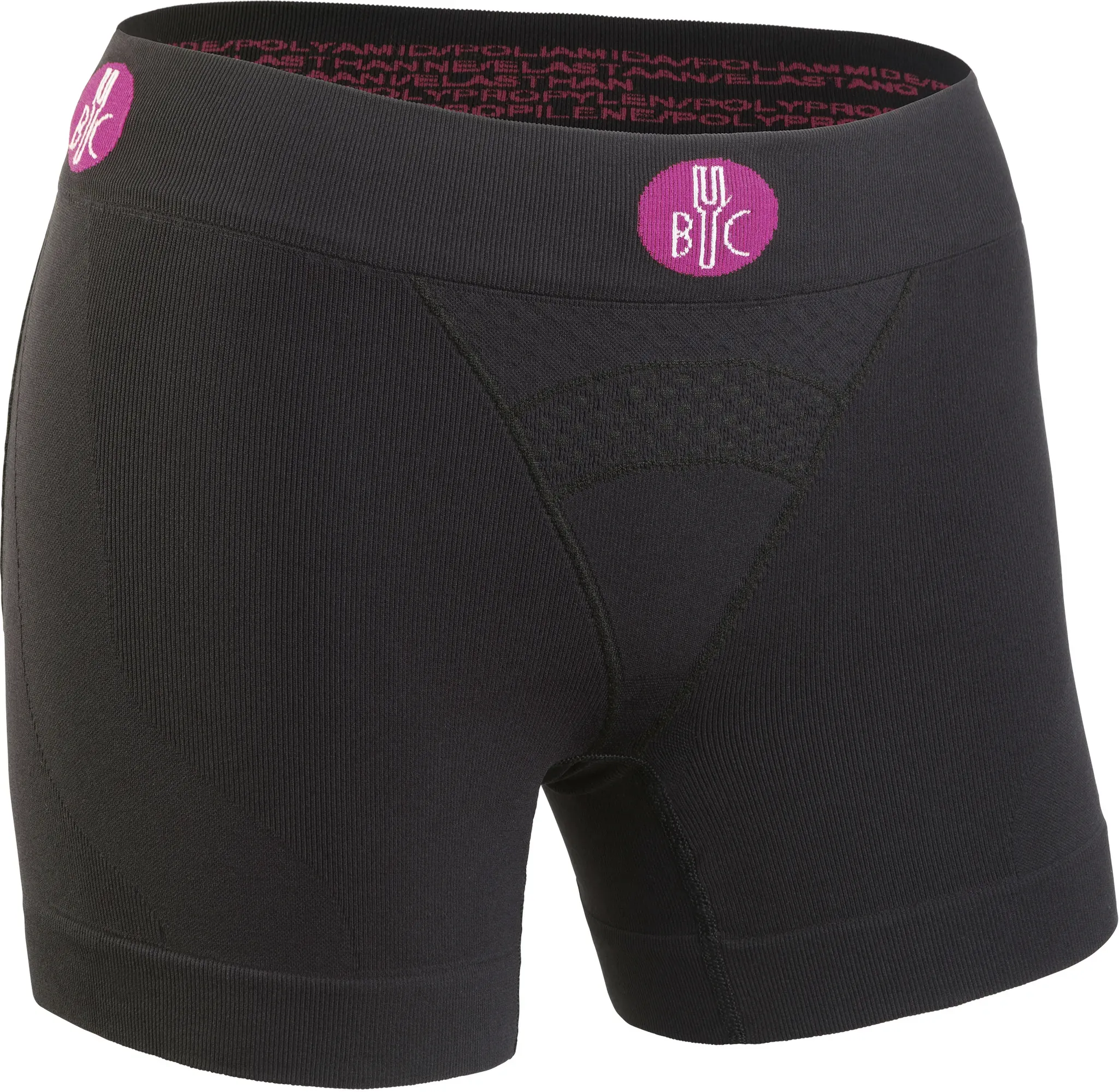 FOR.BICY FOR.BICY Lady Downtown Boxer with Pad - Black/Black  XS