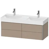 Duravit XSquare Waschtischunterbau wandhängend 2 Schubkästen, Leinen
