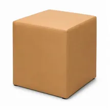 Best For Home Sitzhocker Kunstleder 40 x 40 x 40 cm Beige