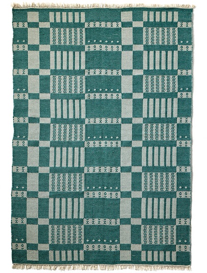 Outdoorteppich Greece grün, Designer Kuatro Carpets, 0.5x170 cm