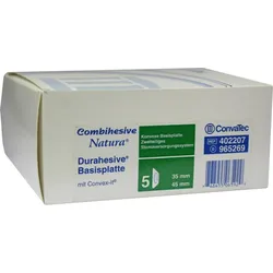 COMBIHESIVE Natura Basis konv.RR45 35mm fl.ov.Kle. 5 St Basisplatte