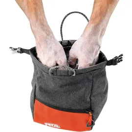 Petzl Sakab Chalkbag Grau/Rot