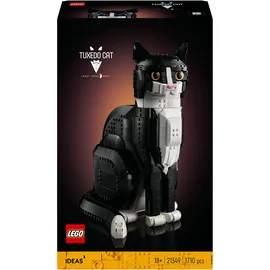 LEGO Ideas Schwarz-weiße Katze 21349