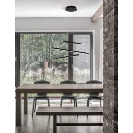 Nova Luce Lior 1-flg. 4183 lm 60 cm schwarz