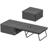 Homcom Klappbett 190 x 60 cm grau