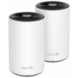 Router TP-Link DECO XE75(2-PACK) Weiß Wi-Fi RJ45 Ethernet LAN