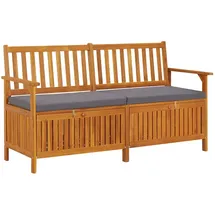 vidaXL Truhenbank 148 x 58 x 41 cm Grau