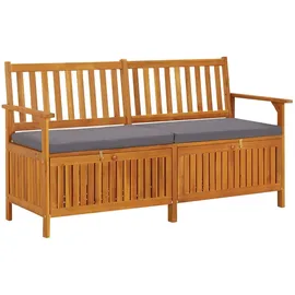 vidaXL Truhenbank 148 x 58 x 41 cm Grau