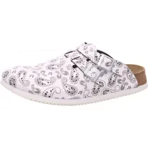Birkenstock Kay Superlauf, Birko-Flor, Paisley Black/White, schmal, 38