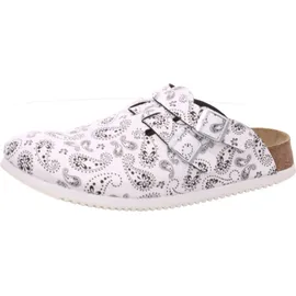 Birkenstock Kay Superlauf, Birko-Flor, Paisley Black/White, schmal, 38