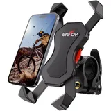 Grefay Fahrrad Handyhalterung Universal Motorrad Handy Halterung für 3,5-6,8 Zoll Smartphone mit 360° Drehbar für Rennrad MTB Scooter für iPhone 17 16 15 14 Pro Max Plus