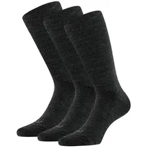 Apollo Basicsocken 3er Pack Grau/Schwarz 43-46