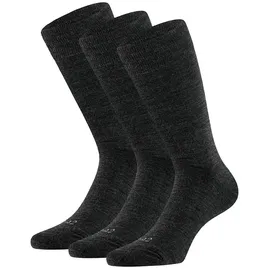 Apollo Basicsocken 3er Pack Grau/Schwarz 43-46