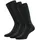 Apollo Basicsocken 3er Pack Grau/Schwarz 43-46