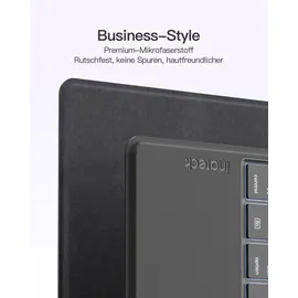 Inateck Tablet Tastatur mit Touchpad,KI-Funktion,Ultra Slim Tastatur für Windows, iPad OS, Android, iOS-Systeme,7-Farbiger Hintergrund Beleuchtung,Unterstützen Selbst Entwickelte App,QWERTZ,KB01104