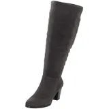 sheego Weitschaftstiefel in grau | Gr.: 42 XXL