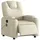 vidaXL Massagesessel Modell 7 Kunstleder 80 x 100 x 80 cm Creme elektrisch