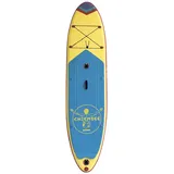 Happy People SUP Set 320 x 76 x 15 cm gelb/blau