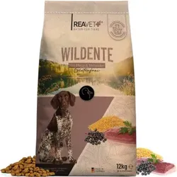 REAVET Trockenfutter Wildente mit Hirse & Holunder 12kg