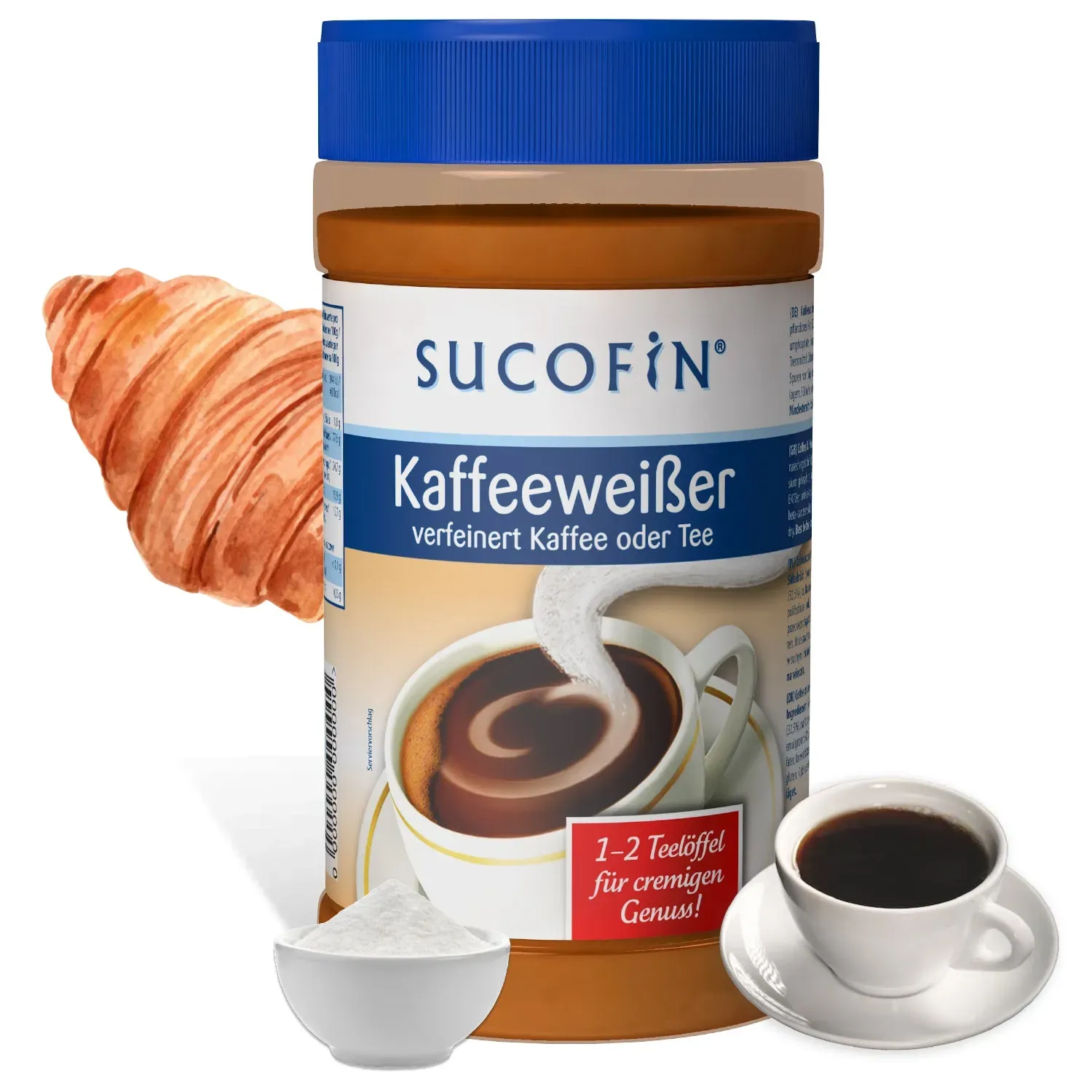 SUCOFIN Kaffeeweißer 400g Dose verfeinert Kaffee Tee - leicht l√∂slich, für ca. 160 Tassen