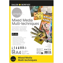 Daler Rowney Mixed Media A4 160 g/m2 30 Blatt