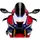 PUIG Racer Windschutzscheibe für Honda CBR 1000 RR-R Fireblade Schwarz