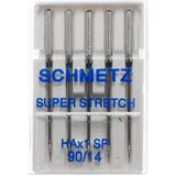SCHMETZ Super Stretch | HAX1 SP | Nadeldicke 90/14 | auf jeder gängigen Haushaltsnähmaschine einsetzbar