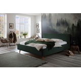 Meise Möbel Polsterbett Mattis mit Bettkasten grün ¦ Maße (cm): B: 200 H: 105