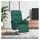 vidaXL Relaxsessel mit Fußteil Polyester 84 x 105 x 0 cm Dunkelgrün
