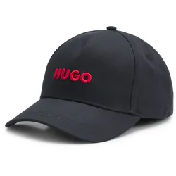 Baseball Cap HUGO, Damen, schwarz (schwarz 002), Twill, Baumwolle, unifarben, casual, Caps, mit 3D Logostickerei, verstellbarer Verschluss, unisex