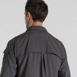 Craghoppers Langarmhemd Grau M