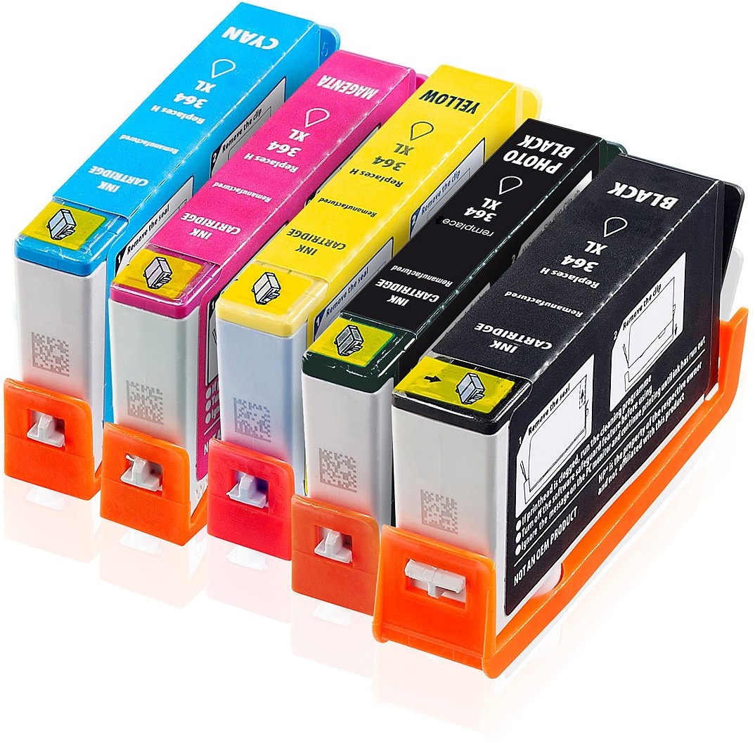 iColor Tinten Patronen: ColorPack HP (ersetzt No.364XL BK/PBK/C/M/Y) (Multipack für HP, Tinte, HP, photosmart Premium 410 Series)