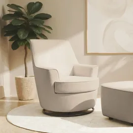 INOSIGN »HETTY, Drehsessel mit Wippfunktion, Lese-Sessel in Cord und Microfaser« 1 Stk. tlg. mit Federkern, auch im Set mit passendem Hocker