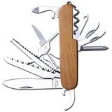 Corvus A750226 Kids at work, Taschenmesser mit Holzgriff, natur