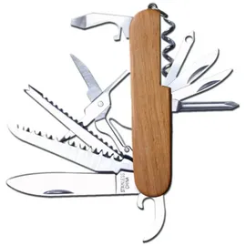Corvus A750226 Kids at work, Taschenmesser mit Holzgriff, natur