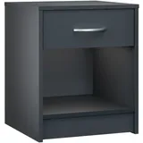 CASARIA Nachtschrank Hamburg 50 x 40 x 35 cm Anthrazit