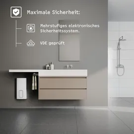 Stiebel Eltron HDB-E 18 Trend 25A, nahezu konstante Warmwassertemperatur