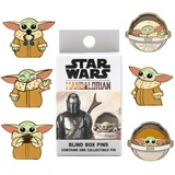 Loungefly - Disney - Star Wars - The Mandalorian - Grogu (The Child, Baby Yoda) - Blind Enamel Pin Purchase - The Mandalorian Emaille-Nadeln - Niedliche Brosche Zum Sammeln - Für Rucksäcke & Taschen