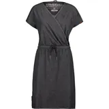 Alife & Kickin Sommerkleid Jeanskleid Schwarz M