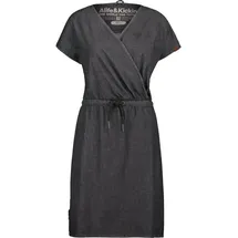 Alife & Kickin Sommerkleid Jeanskleid Schwarz M